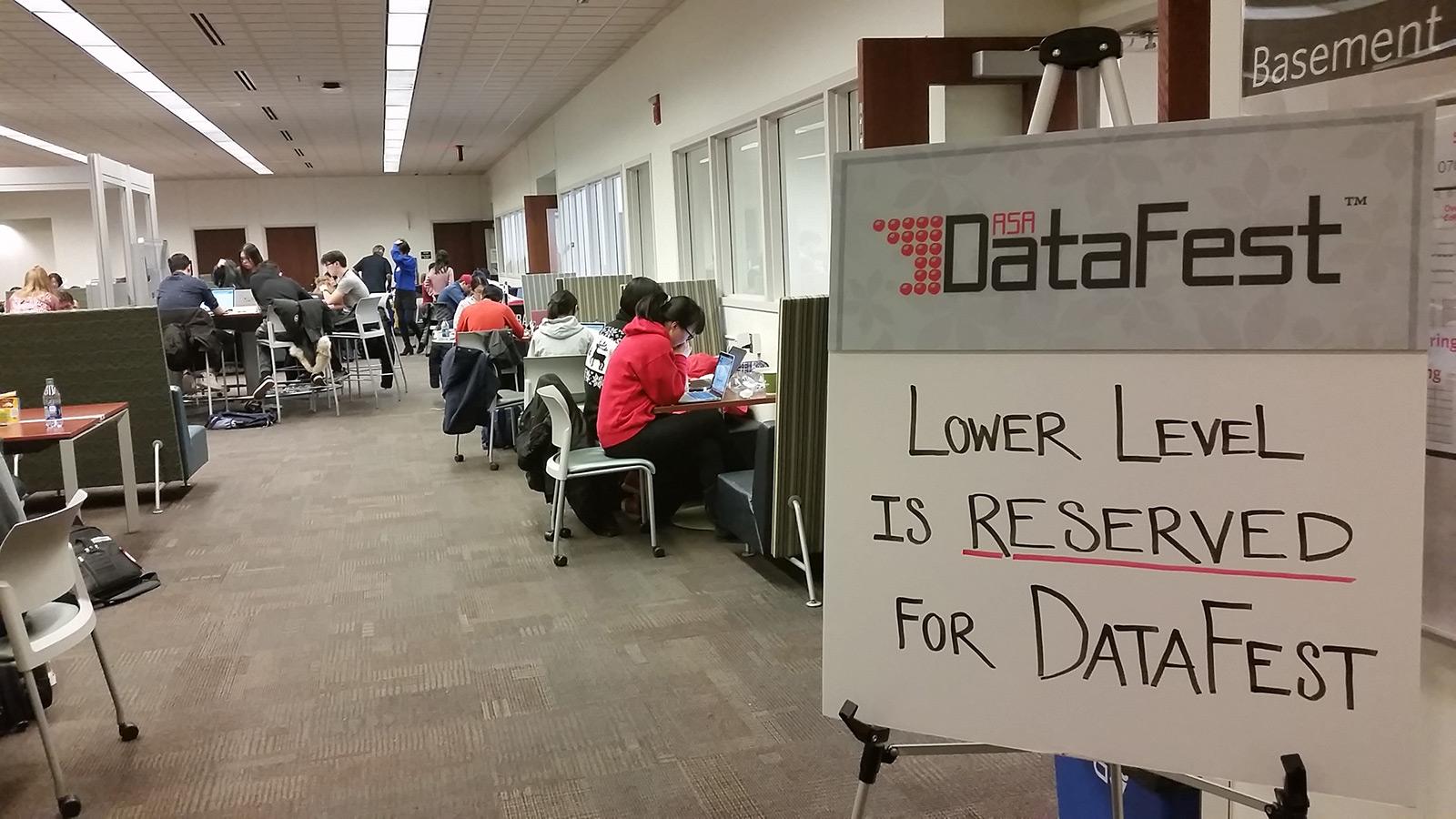 DataFest 2018 library venue
