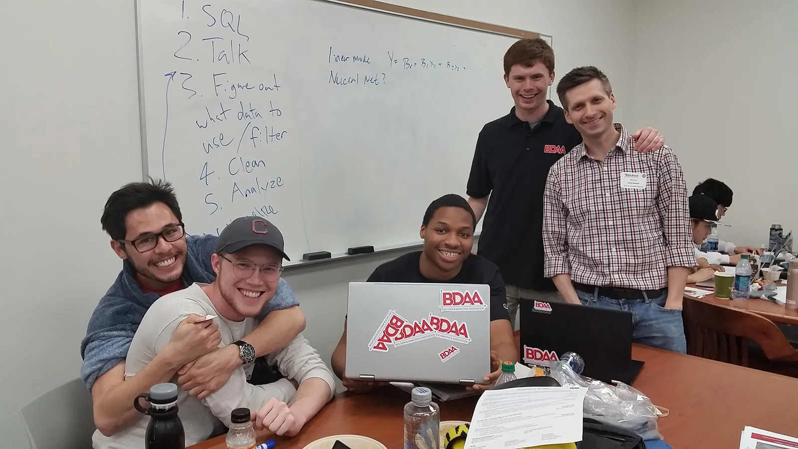 DataFest 2018 team with a mentor
