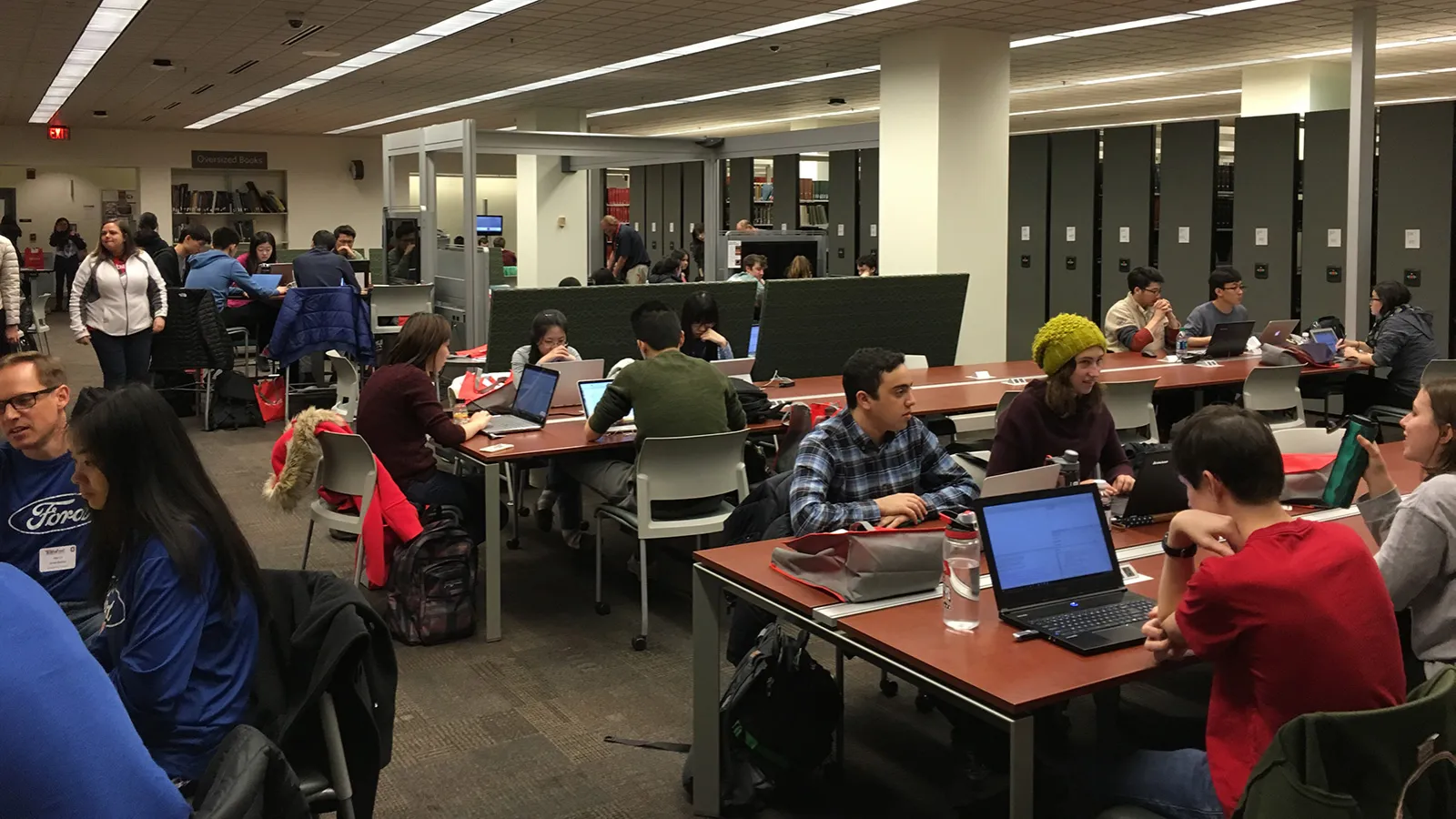 DataFest 2016 teams at work