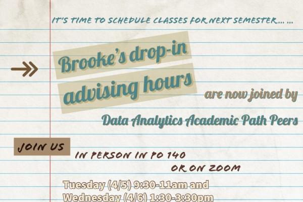 Scheduling advice from current DA majors